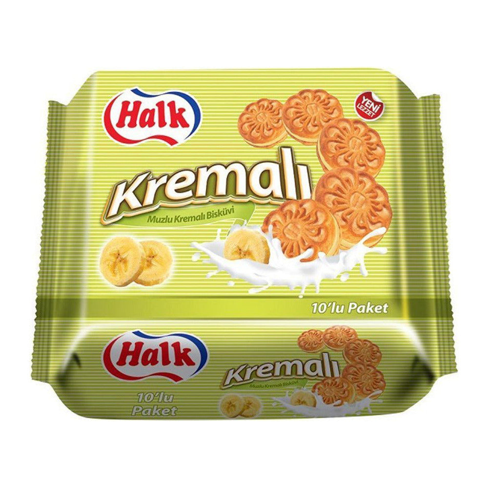 Halk Kremalı Bisküvi 10’lu Paket Muzlu