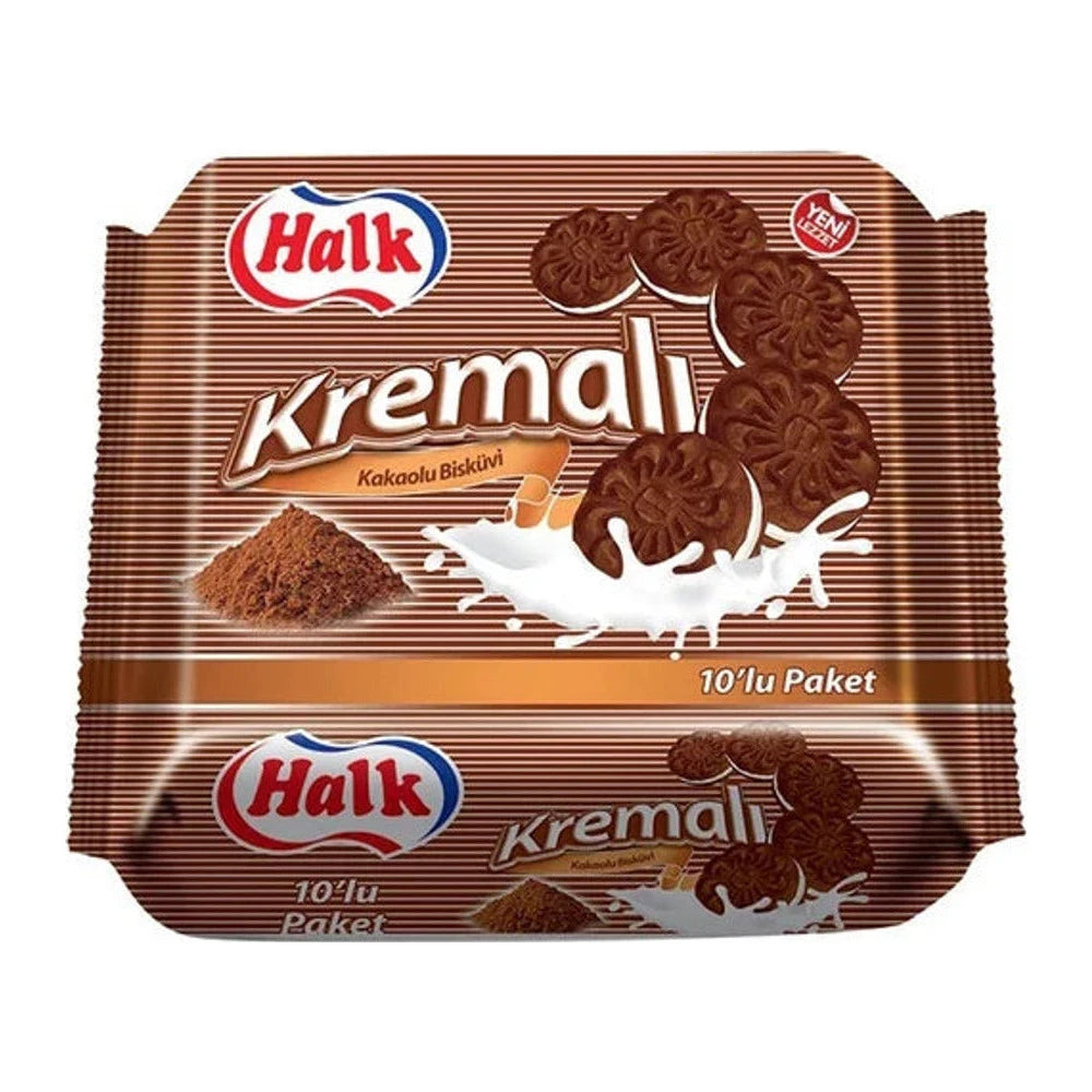 Halk Kremalı Bisküvi 10’lu Paket Kakaolu