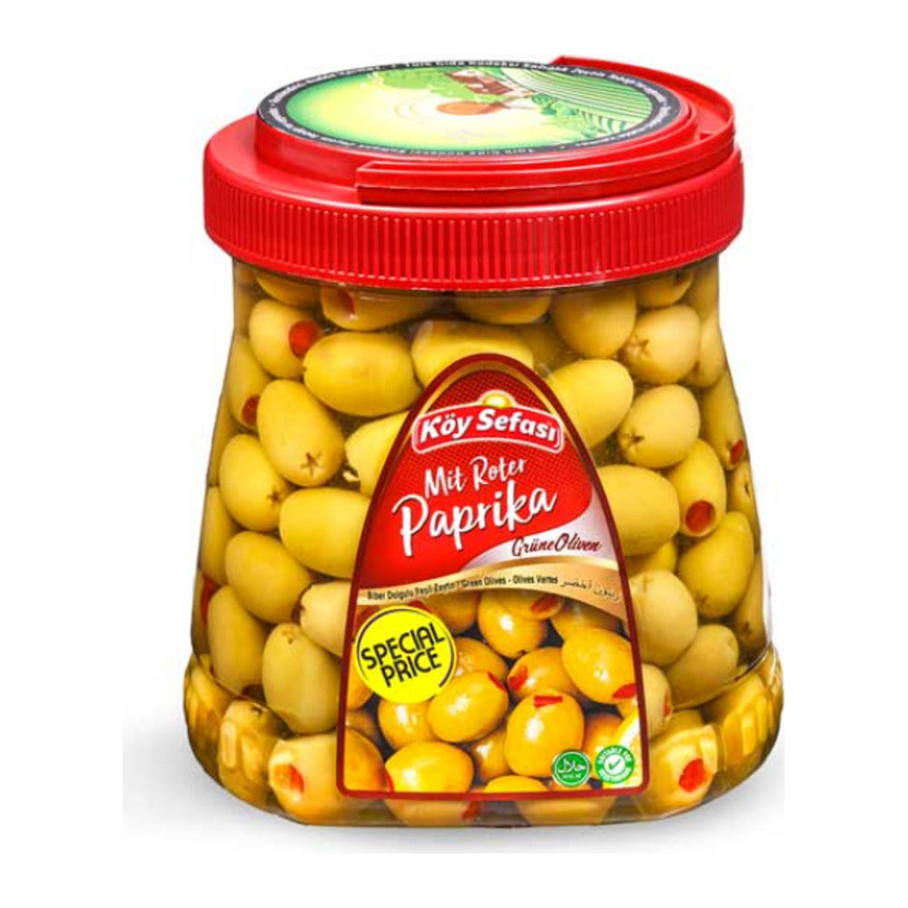 Köysefası Yeşil Zeytin Biberli 700g