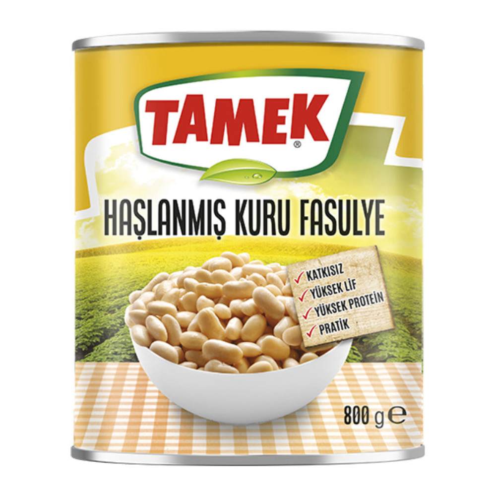 Tamek Haslanmış Fasulye 800g