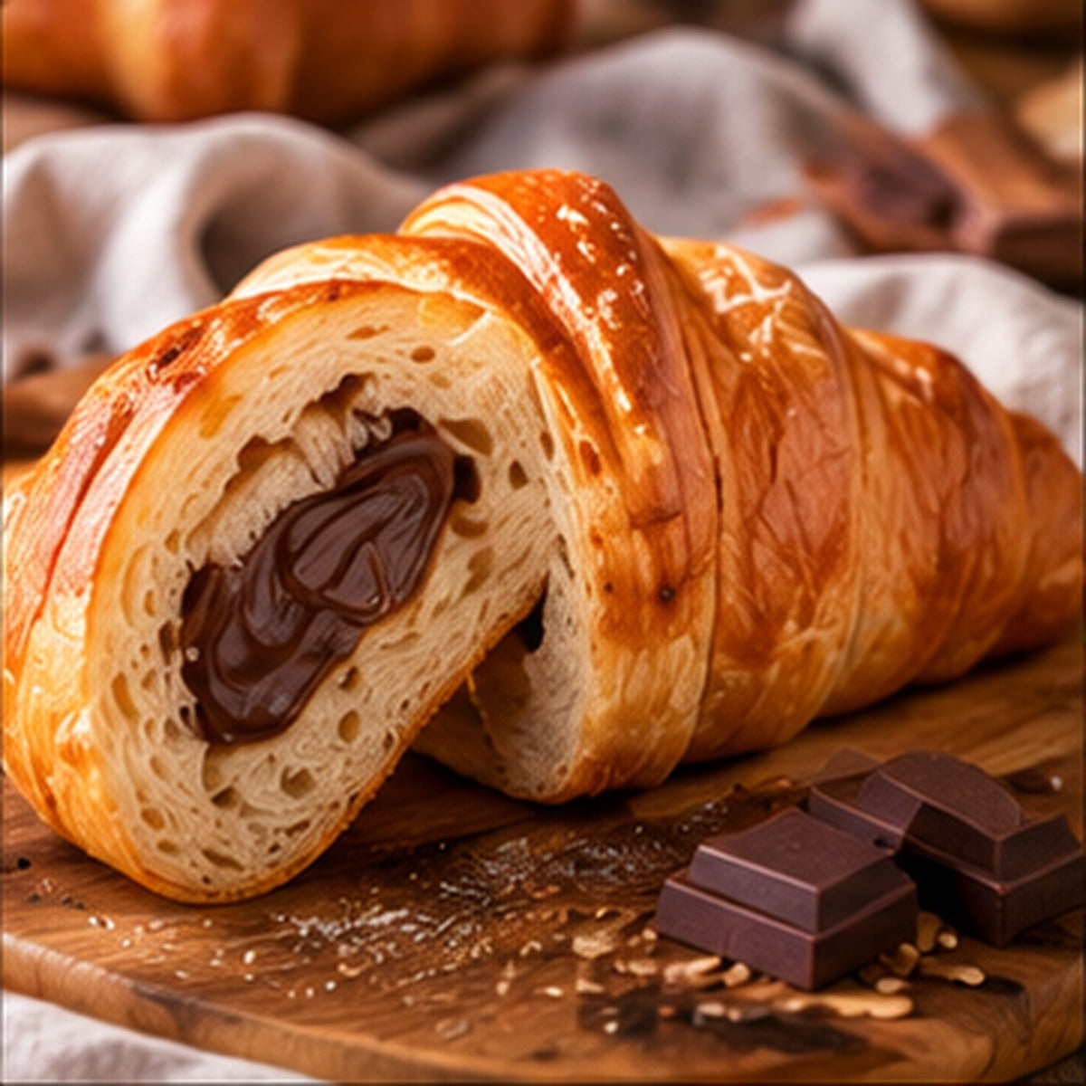 Croissant met Chocolade