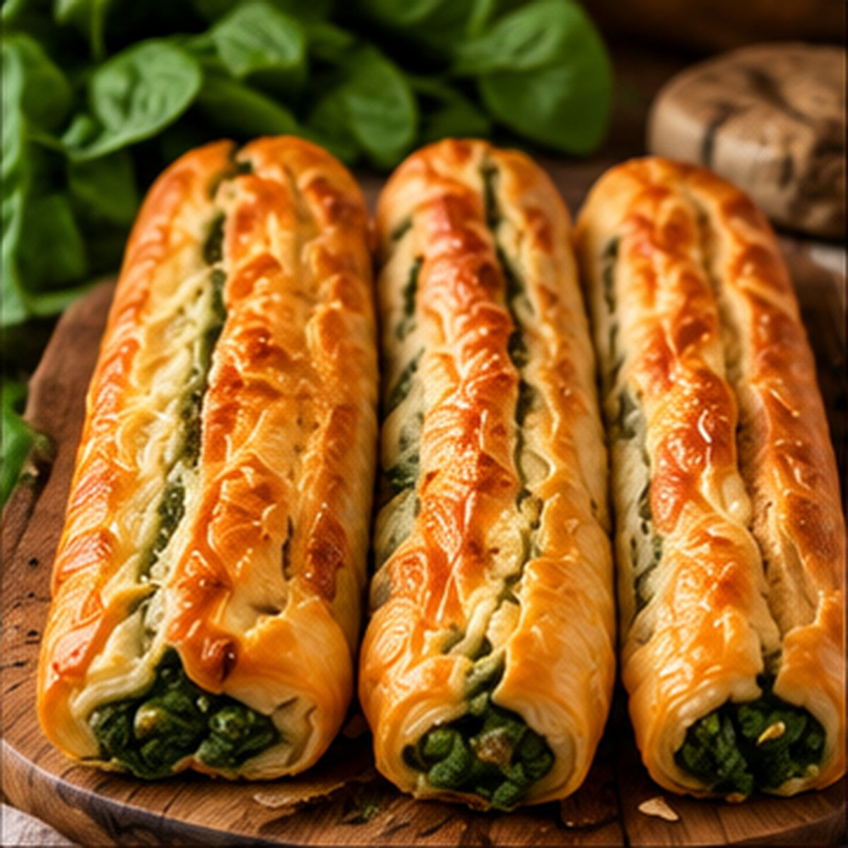 Börek met spinazie