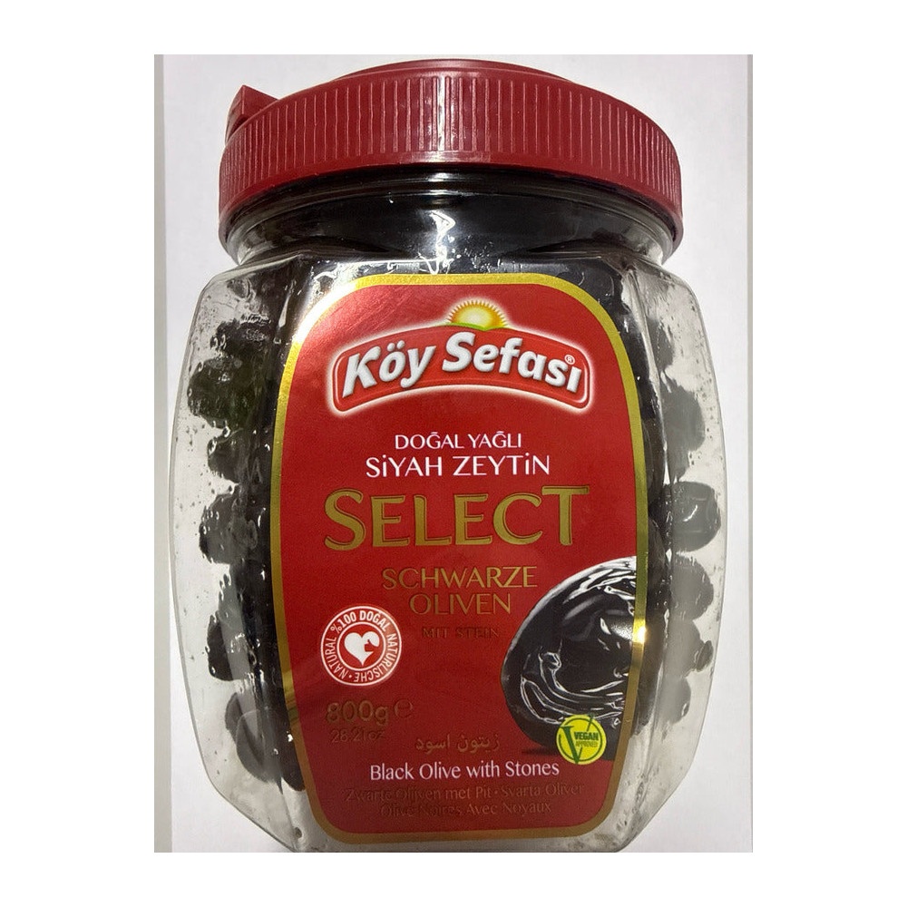 Köysefası Siyah Zeytin Select 800g