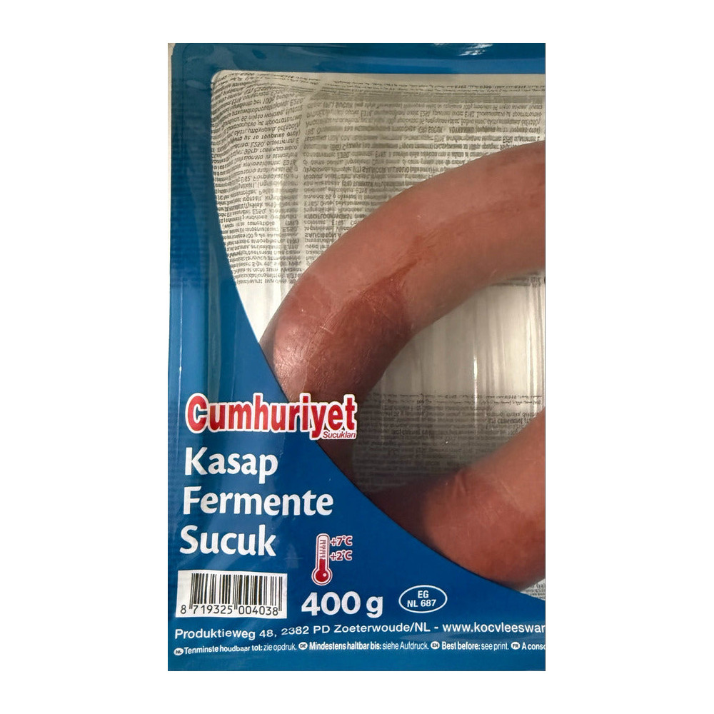 Cumhuriyet Kasap Sucuk 400g