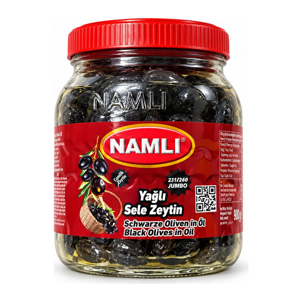 Namlı Siyah Zeytin 900g