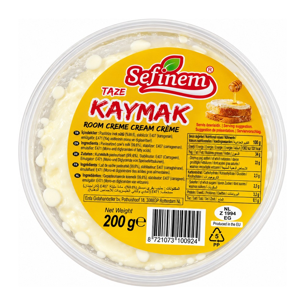Sefinem Taze Kaymak 200G