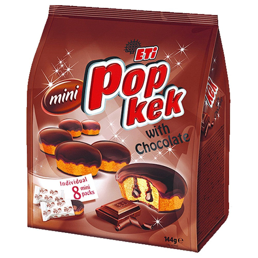 Eti Pop Kek Mini Chocolade 8 stuks